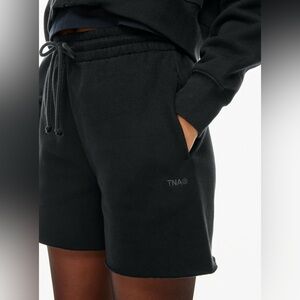 Terry Fleece Boyfriend Mid-Thigh Sweatshort